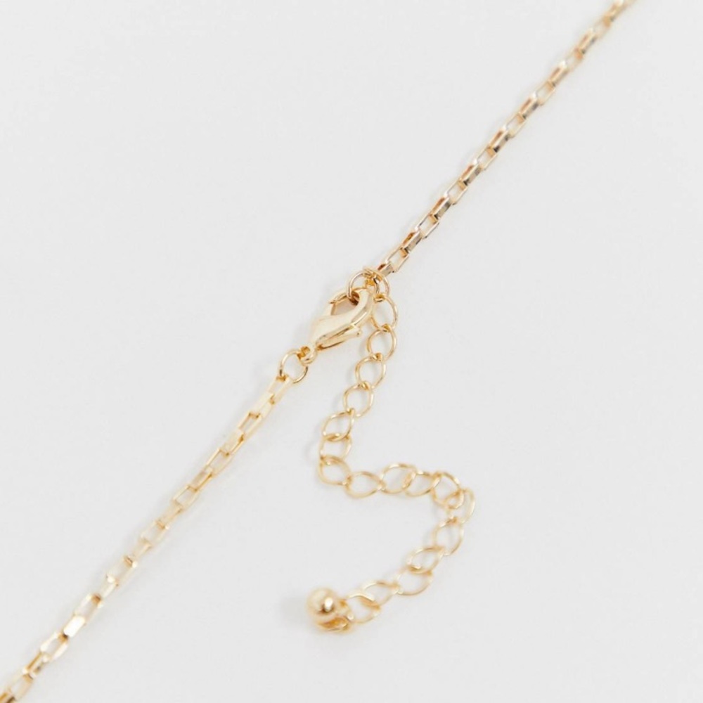 Last 1! Gold layered choker w/ rhinestones - Picture 4 of 4